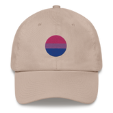 Bisexual Flag Embroidered Circle Cap: Celebratory LGBTQ+ Pride Design